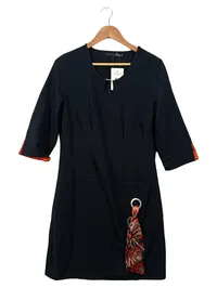 TREND BY CAPTAIN TORTUE Kleid Damen Gr. 42 Schwarz Casual 1
