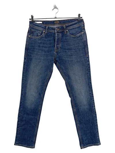 Jack & Jones Herren Jeans Regular Fit 32x30 Blau Denim Jeans Intelligence