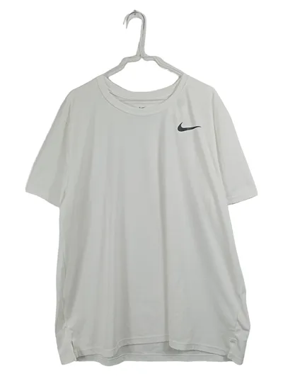 Nike Sport Funktionsshirt Herren Gr. XXL Weiß Dri-Fit T-Shirt