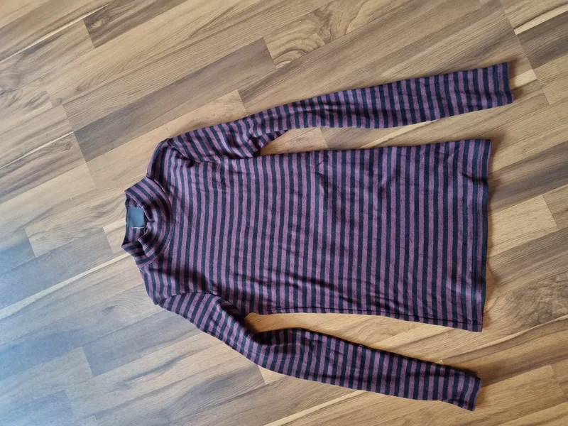Anastacia Damen Pullover Rollkragen Gestreift Rippstrick Baumwolle Gr. 36 S 3