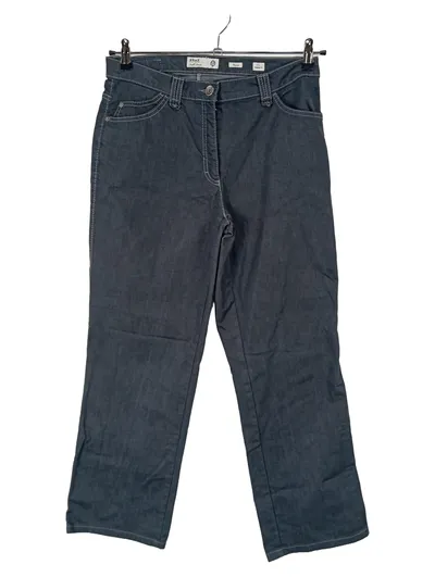 BRAX Damen Jeans Regular Fit Gr. 40 L W31 Blau Casual CAROLA SPORT