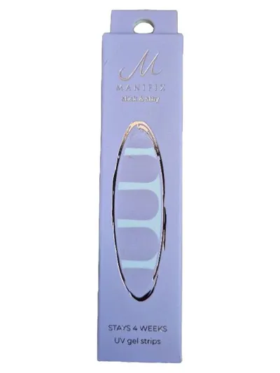 MANIFIX Stick & Stay UV Gel Strips Damen Nagelpflegeset Mehrfarbig