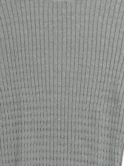 Darling Harbour Damen Rollkragenpullover Kurzarm Rippstrick Gr. 38/M Grau