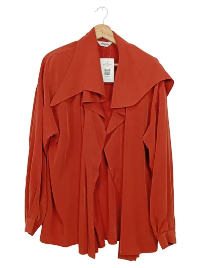 Jean Claire Damen Leichte Jacke Gr. 38/M Orange Elegant Oversized