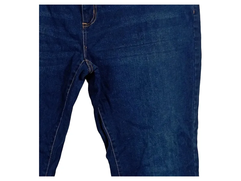 Collection L Damen Jeans Straight Leg Blau Gr. 52 Stretch Baumwolle 4