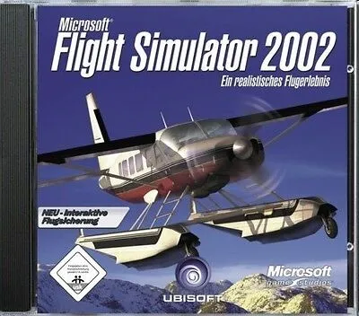 Microsoft Flight Simulator 2002 Standard Edition PC Flugsimulation Deutsch CD