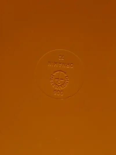 Gustavsberg ORNAMIN 72 Unterteller Kunststoff Teller Orange 24 cm