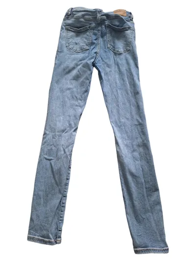 BLIND DATE Damen Skinny Jeans Hellblau W25 L29 Stretch Casual