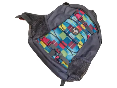 Chiemsee Schulrucksack Grau Mehrfarbig Casual Rucksack Polyester