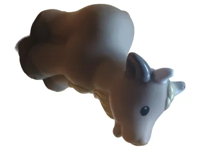 Fisher-Price Little People Kuh Spielfigur Grau Kinder Spielzeug ab 12 Monate