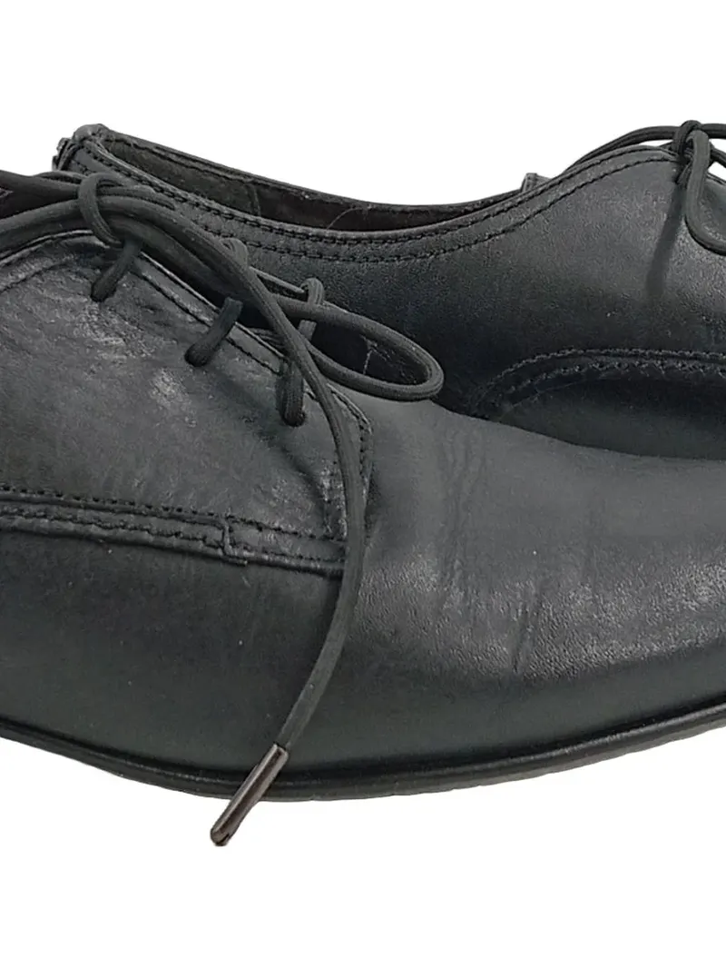 Tamaris Damen Schnürschuhe Derby Leder Schwarz Gr. 39 Klassisch 3
