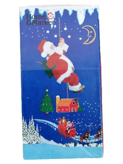 HOME & MARKER Weihnachtsdekoration Kletternder Weihnachtsmann Figur Deko