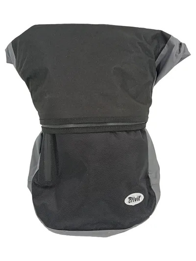 CRIVIT Fahrradtasche Schwarz Gepäckträgertasche 58x30cm Polyester