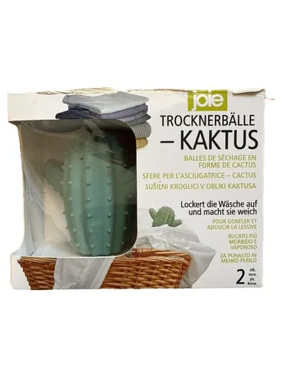Joie Trocknerbälle Kaktus Grün Kunststoff Wäschetrockner Bälle 2er Set