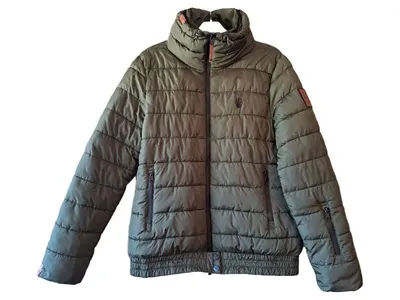 Marikoo Herren Steppjacke Winterjacke Übergangsjacke Grün Gr. 50/L Outdoor