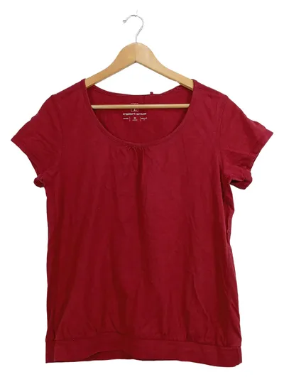 Engelbert Strauss Damen T-Shirt Gr. M Rot Baumwolle Regular Fit
