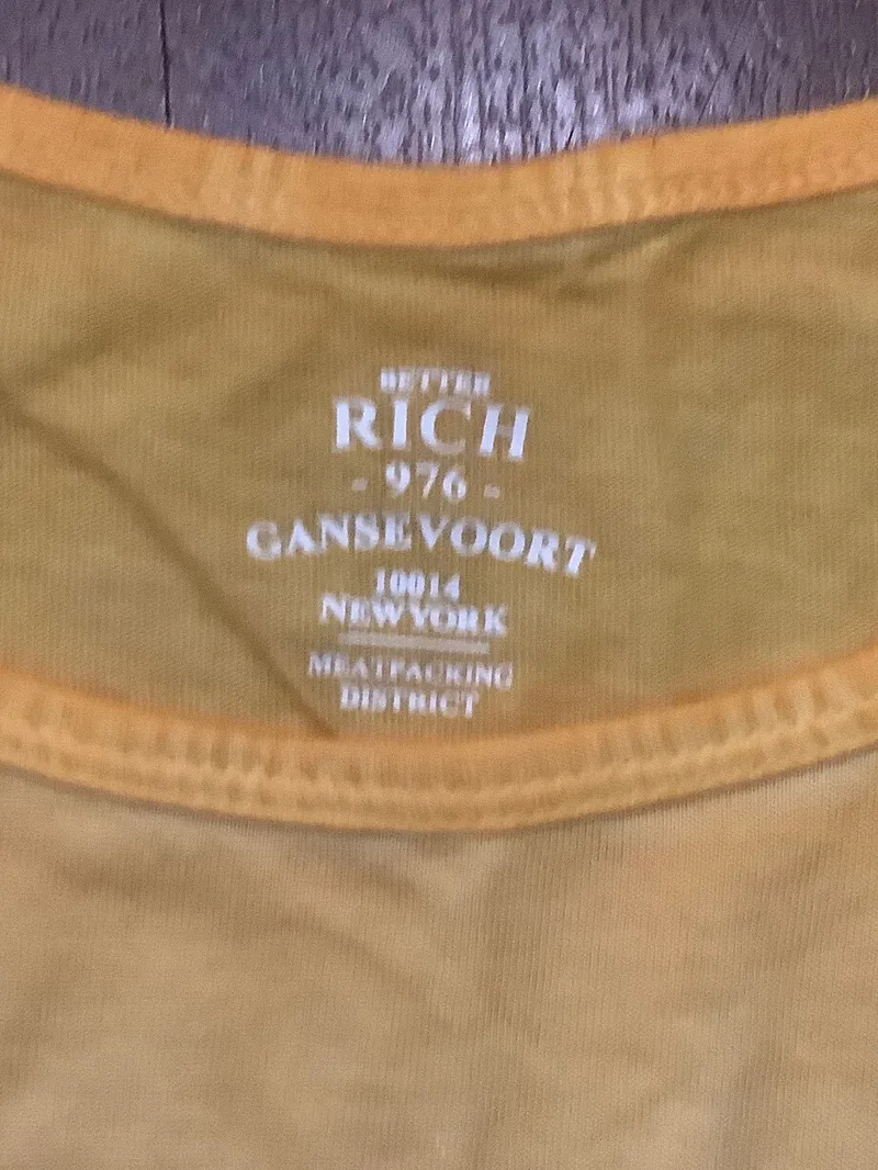 BETTER RICH Damen Top Ärmellos Asymmetrisch Freizeit Baumwolle Orange XL 4