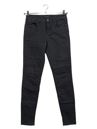 Massimo Dutti Damen Skinny Jeans Schwarz Gr. 40 W31 Stretch