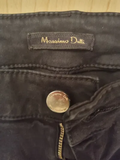 Massimo Dutti Damen Skinny Jeans Schwarz Gr. 40 W31 Stretch