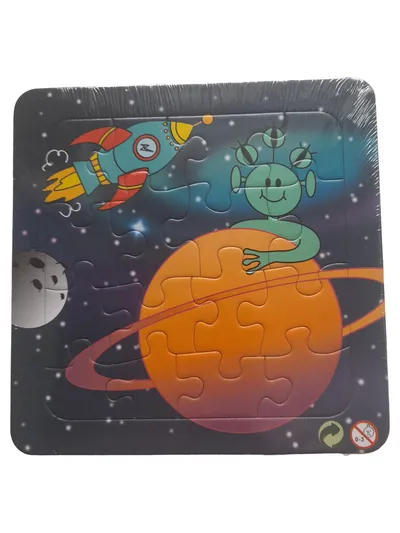 LG-Imports Kinder Puzzle Weltraum Alien Rakete Planet 16 Teile NEU
