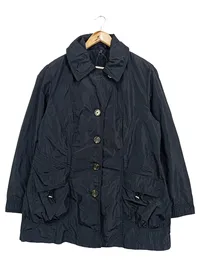 BARBARA LEBEK Damen Leichte Jacke Blau Gr. 42/XL Klassisch Elegant 1