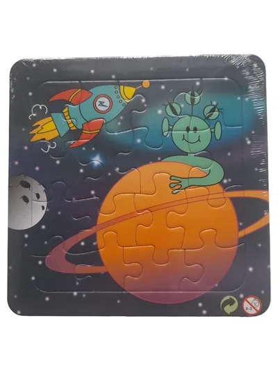 LG-Imports Weltraum Puzzle Kinder Alien Rakete Planet 16 Teile NEU