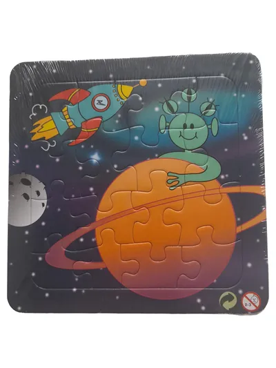 LG-Imports Weltraum Puzzle Kinder Alien Rakete Planet 16 Teile NEU