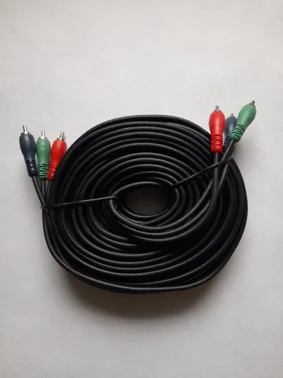 Hama Videokabel Cinch RCA Komponentenkabel Schwarz