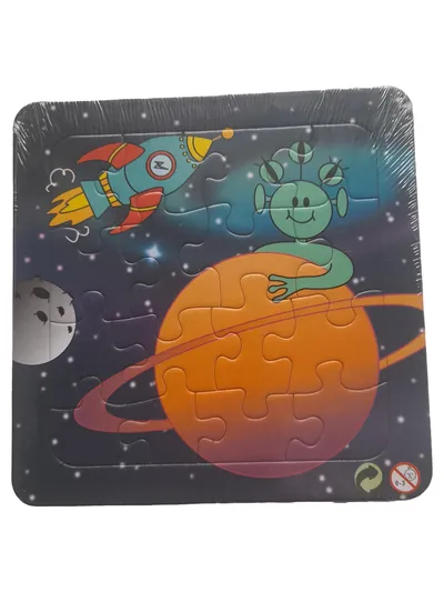 LG-Imports Weltraum Puzzle Kinder Alien Rakete Planet 16 Teile NEU