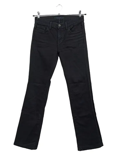 J BRAND Damen Jeans Straight Leg W27/36 Schwarz Casual