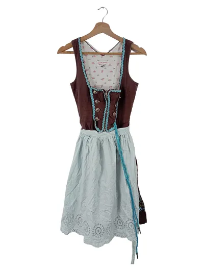 ORIGINAL STEINDL Dirndl Trachtenkleid Damen 34/XS Mehrfarbig Vintage Elegant