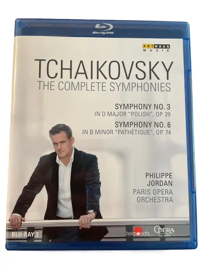 Tchaikovsky Symphonies 3 & 6 Philippe Jordan Paris Opera Blu-Ray