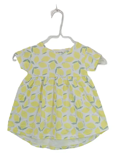 Ergee Baby Sommerkleid Zitronenmuster Gr. 80 Gelb Baumwolle