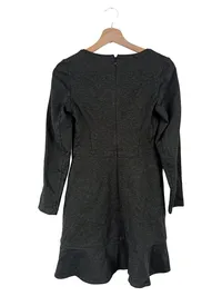 COMPTOIR DES COTONNIERS Damen festliches Kleid Gr. 34/XS Grau Elegant Rüsche 1