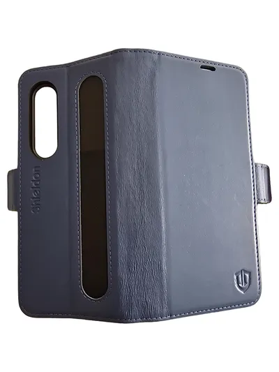 Shieldon Handyhülle Handytasche Blau Modern Kunststoff Schutzhülle