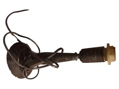 EGLO 49312 Tischleuchte Klassisch Braun Metall Stehlampe 26cm