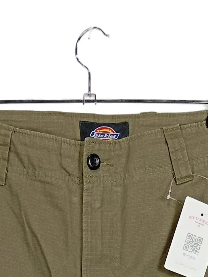 Dickies Cargohose Herren W30 Oliv Ripstop Cargo Pants Streetwear 4
