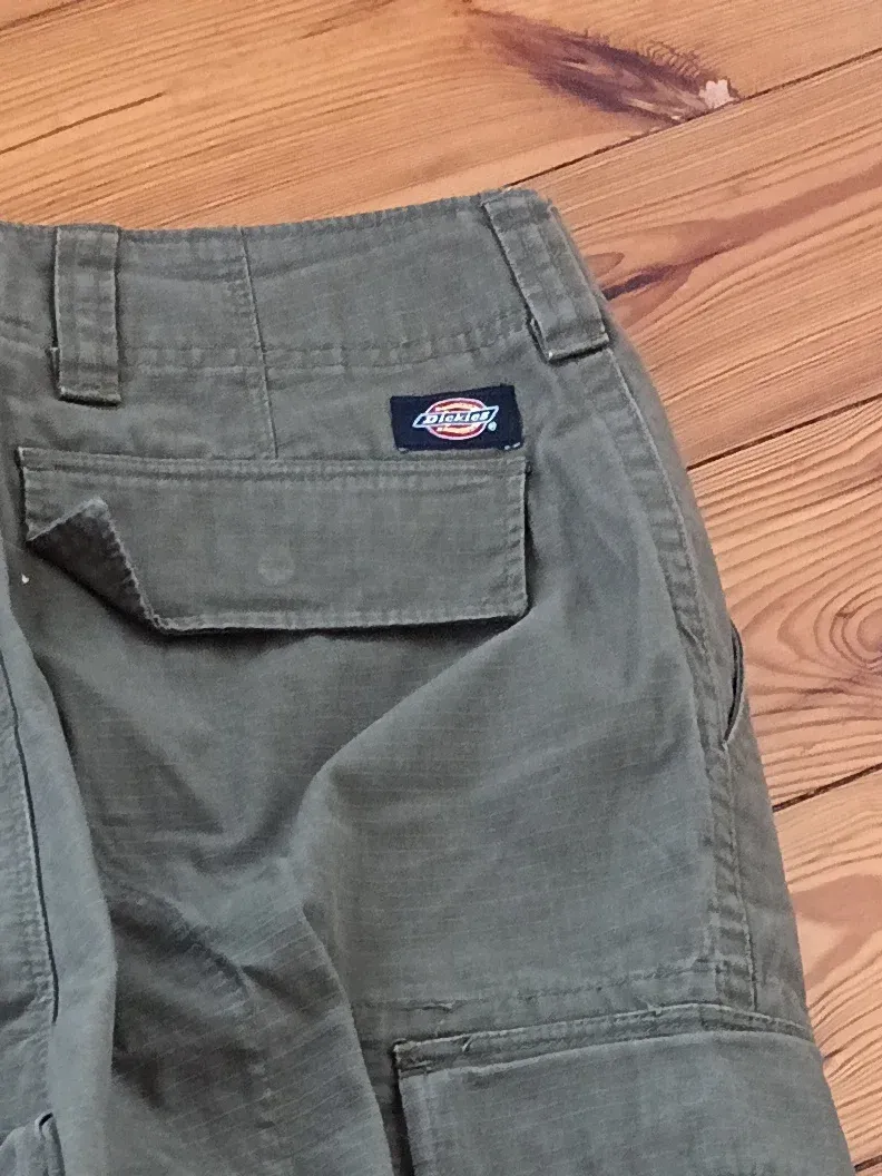 Dickies Cargohose Herren W30 Oliv Ripstop Cargo Pants Streetwear 5