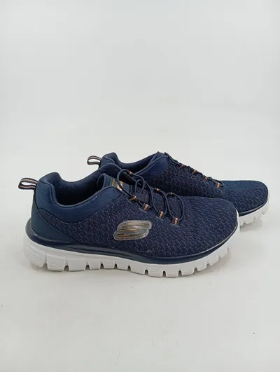 Skechers Damen Sportschuhe Sneaker Gr. 37 Blau Sportlich
