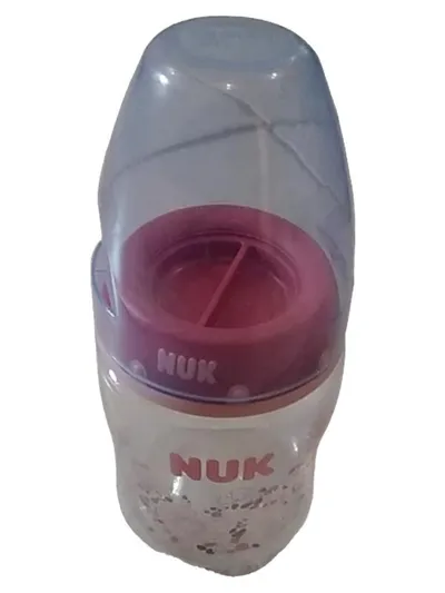 NUK Babyflasche Kinder Transparent Kunststoff 300ml Nuckelflasche