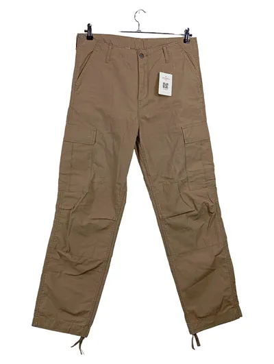 Carhartt Herren Cargohose 34x32 Beige Regular Fit Cargo Pants NEU