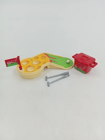 PLAYMOBIL Mini Golf Spielset Zielspielzeug Kinder Mehrfarbig 10cm