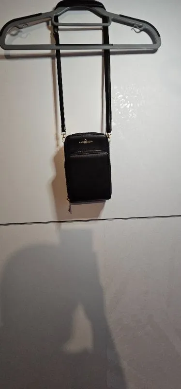 BIJOU BRIGITTE Brustbeutel Damen Schwarz Logo Reißverschluss 1