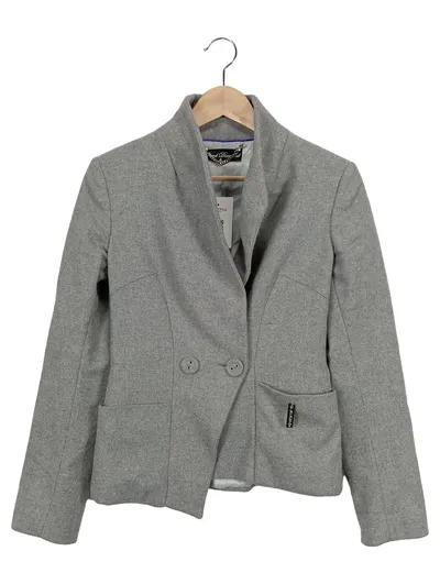 Phard Diamond Damen Blazer Jacke Gr. M/38 Grau Elegant Business