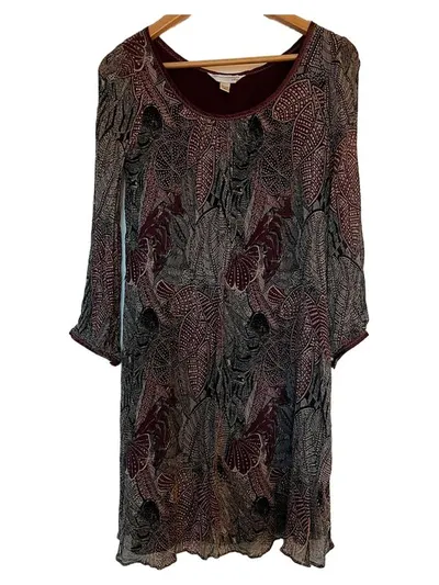 Diane von Furstenberg Freizeitkleid Damen Gr. 36/S Mehrfarbig Seide Casual
