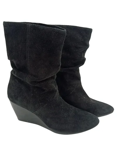 VAGABOND Damen Stiefelette Gr. 36 Schwarz Keilabsatz Casual Modern