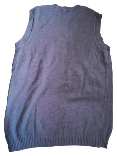 United Colors of Benetton Pullunder Kinder Gr. 128 (7-8 Jahre) Blau Strickweste