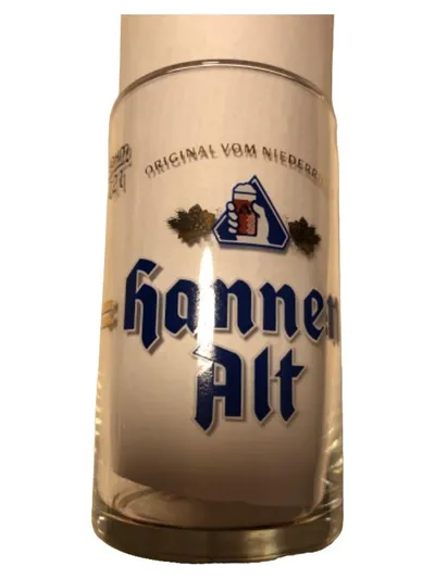Hannen Alt Bierglas 0,3L Transparent Logo Casual Glas
