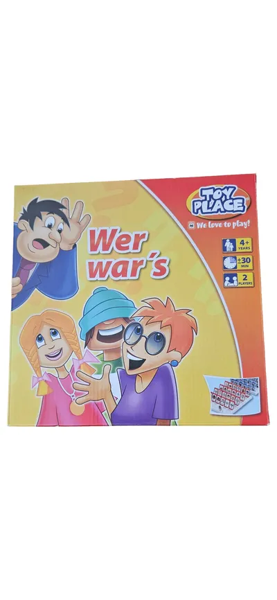 Toy Place Brettspiel Wer war's Kinderspiel Ratespiel Familienspiel ab 4 Jahre
