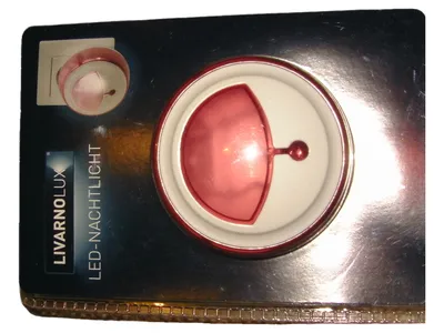 Livarno LED-Nachtlicht Weiß Modern Rund mit Sensor Stecker